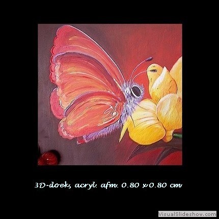 Fantasie vlinder (verkocht)