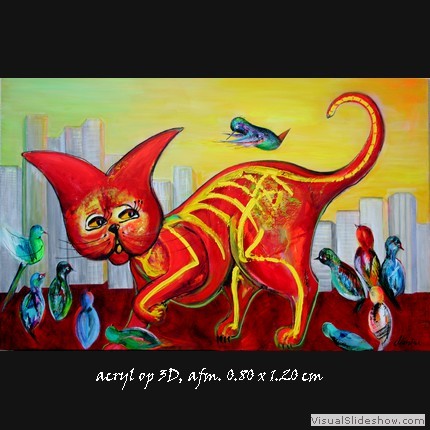 Who's afraid of the cat?